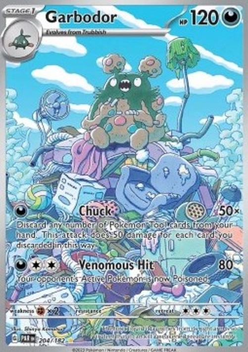 Pokemon Garbodor  (PAR 204)