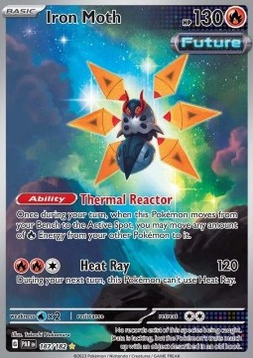 Pokemon Iron Moth (PAR 187)