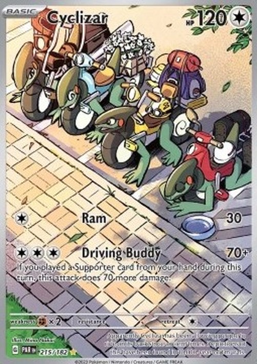Pokemon Cyclizar  (PAR 215)