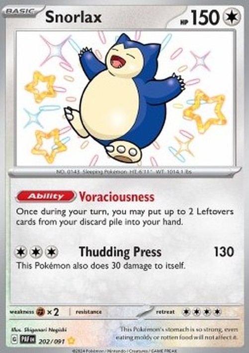 Pokemon Snorlax (PAF 202)