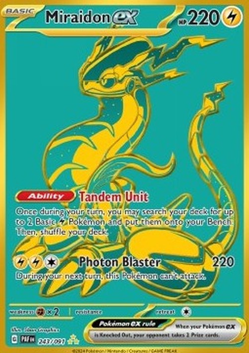 Pokemon Miraidon ex  (PAF 243)