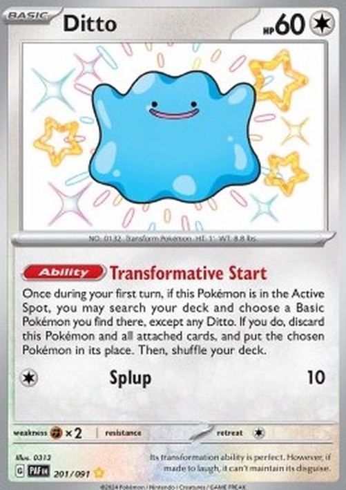 Pokemon Ditto (PAF 201)