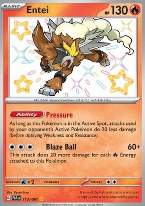 Pokemon Entei  (PAF 112)
