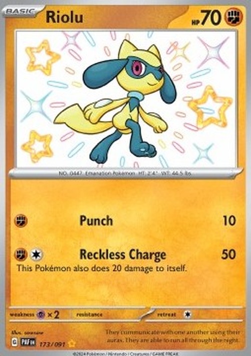 Pokemon Riolu  (PAF 173)