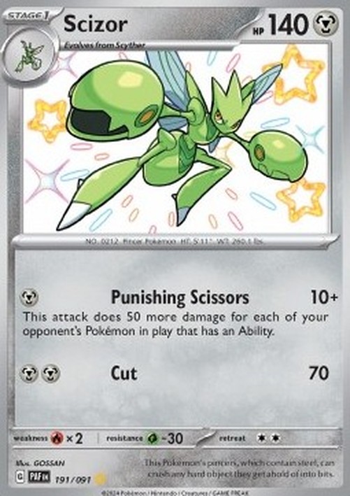 Pokemon Scizor  (PAF 191)
