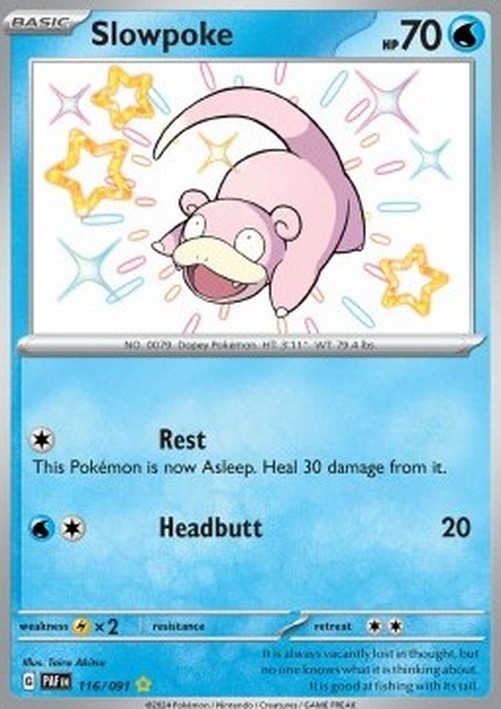 Pokemon Slowpoke (PAF 116)