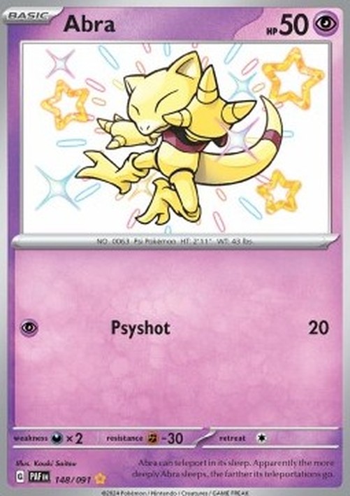 Pokemon Abra  (PAF 148)
