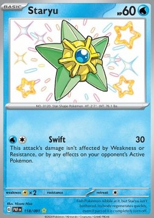 Pokemon Staryu  (PAF 118)