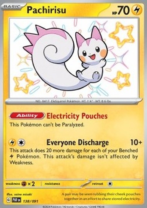 Pokemon Pachirisu (PAF 138)