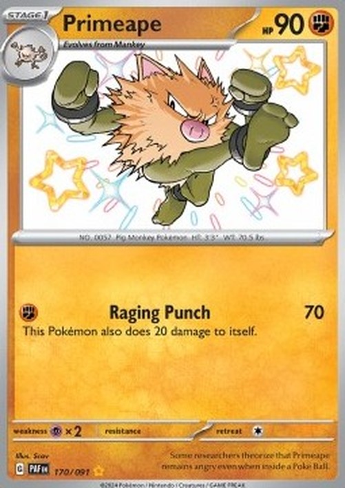 Pokemon Primeape (PAF 170)