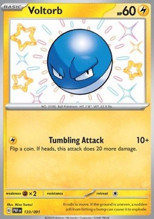 Pokemon Voltorb  (PAF 133)