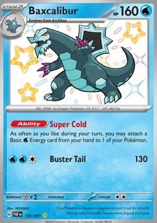Pokemon Baxcalibur  (PAF 130)