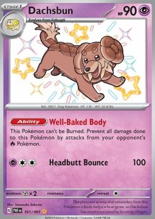 Pokemon Dachsbun  (PAF 161)