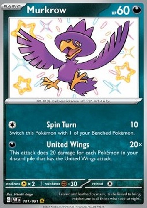 Pokemon Murkrow (PAF 181)