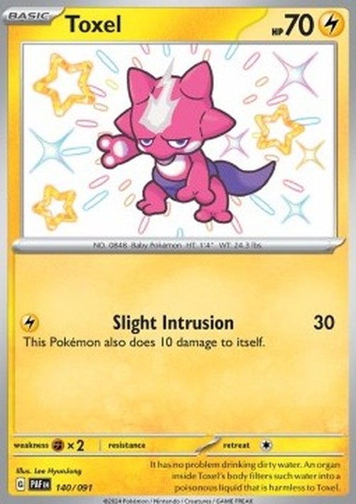 Pokemon Toxel (PAF 140)