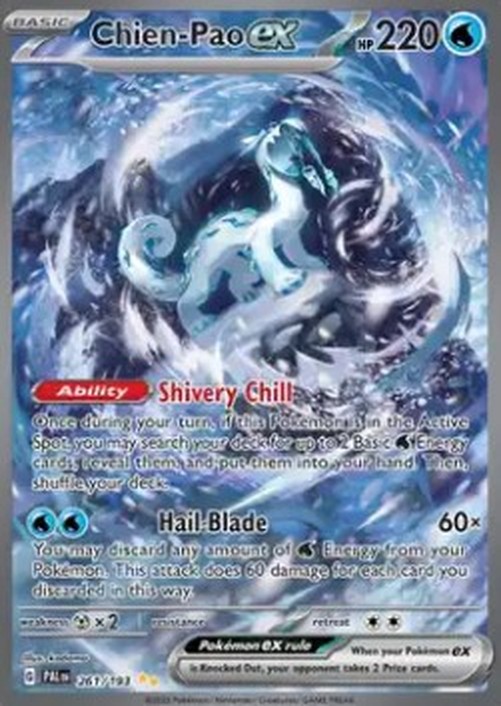 Pokemon Chien-Pao ex  (PAL 261)