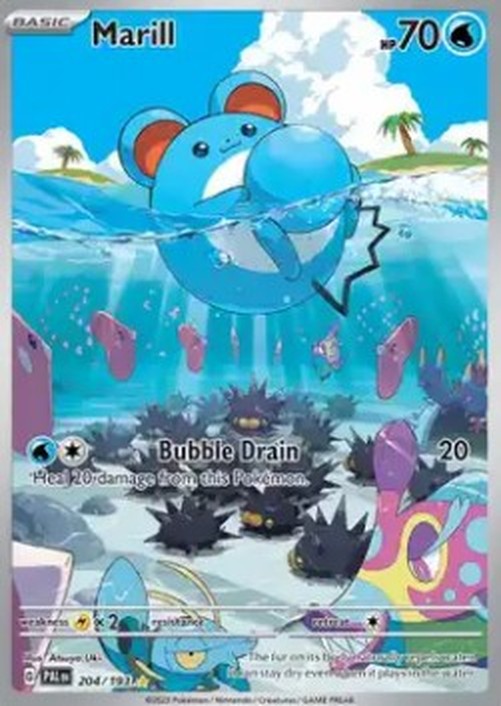 Pokemon Marill  (PAL 204)