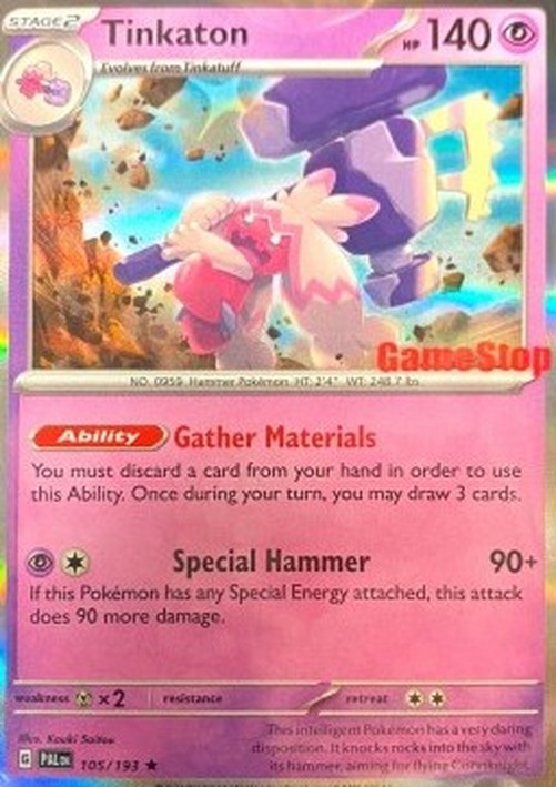 Pokemon Tinkaton (PAL 105)