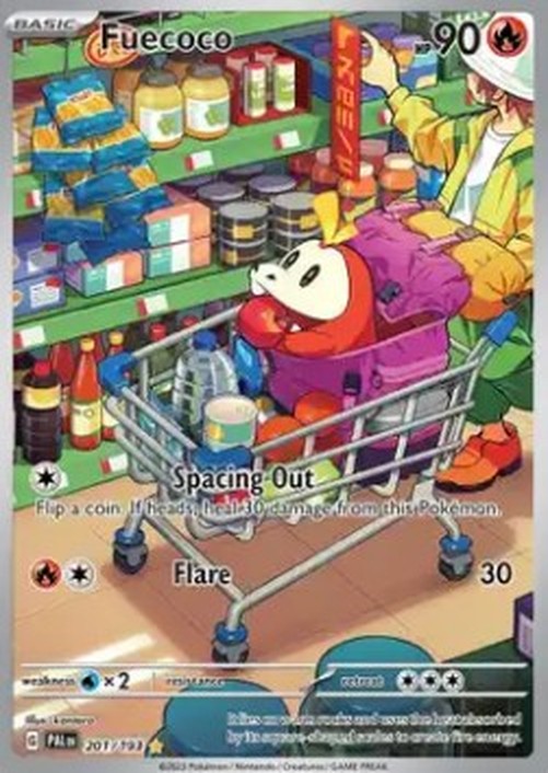 Pokemon Fuecoco (PAL 201)