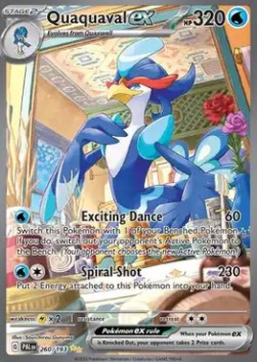 Pokemon Quaquaval ex (PAL 260)