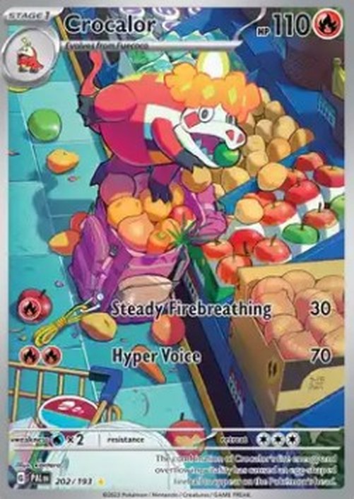 Pokemon Crocalor (PAL 202)