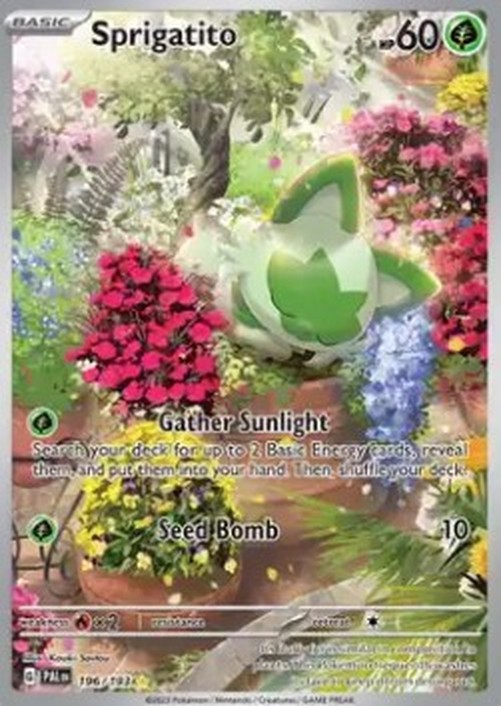 Pokemon Sprigatito  (PAL 196)