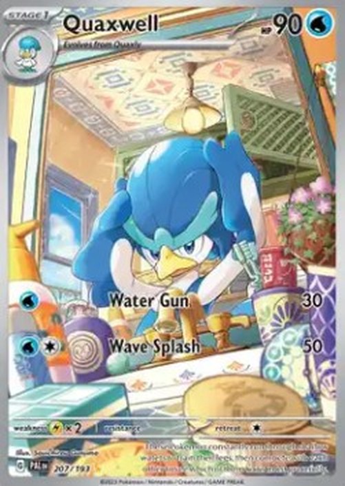Pokemon Quaxwell  (PAL 207)