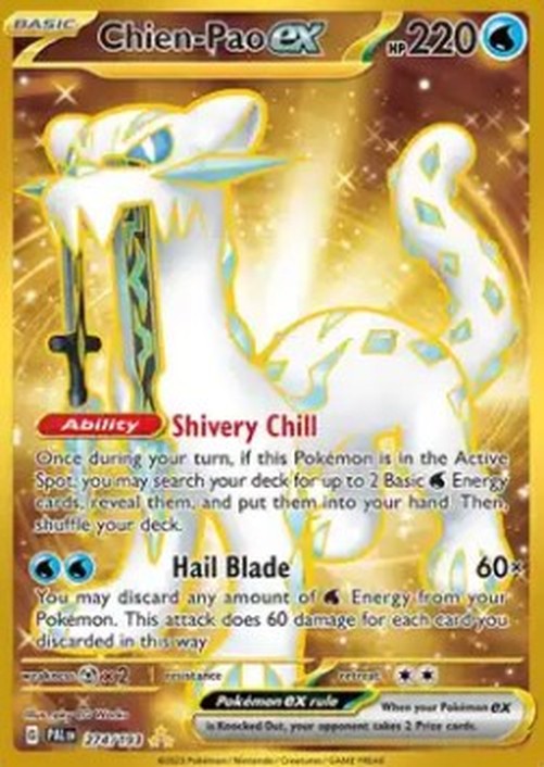 Pokemon Chien-Pao ex  (PAL 274)