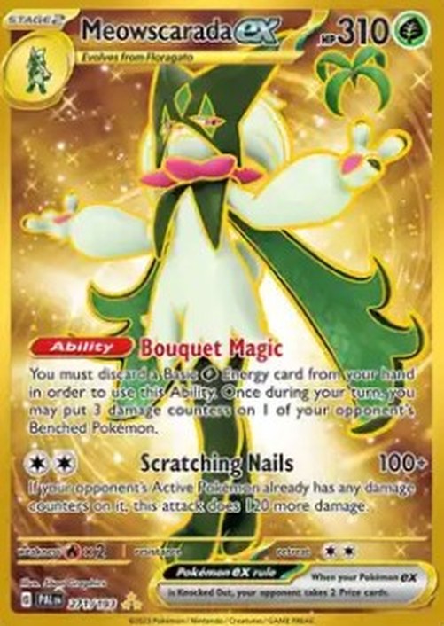 Pokemon Meowscarada ex (PAL 271)