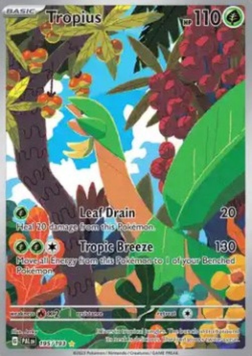 Pokemon Tropius (PAL 195)
