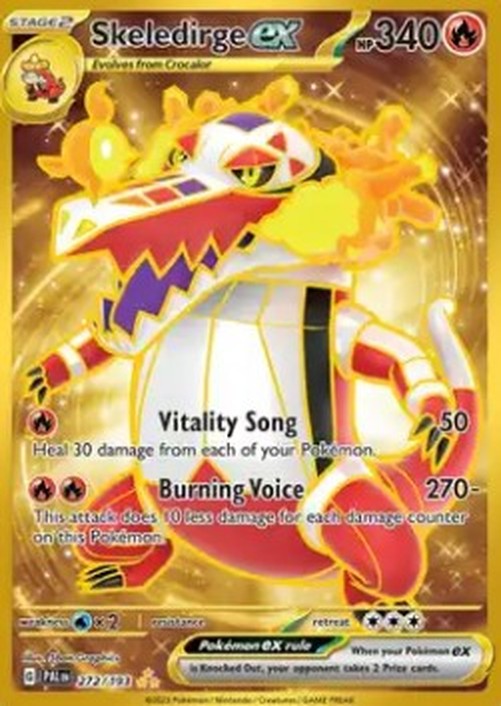 Pokemon Skeledirge ex  (PAL 272)