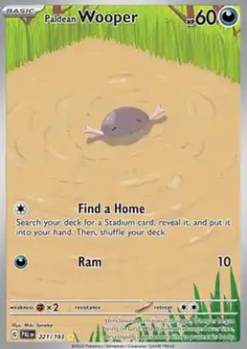 Pokemon Paldean Wooper  (PAL 221)