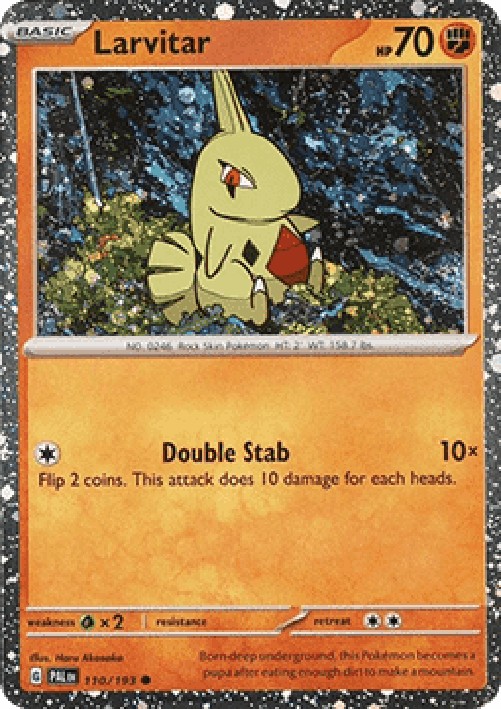 Pokemon Larvitar (PAL 110)