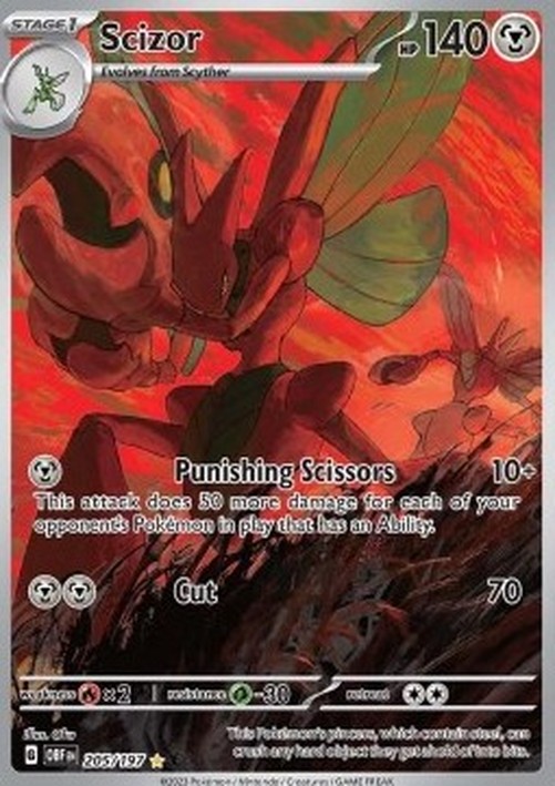 Pokemon Scizor (OBF 205)