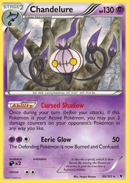 Pokemon Chandelure (NVI 60)