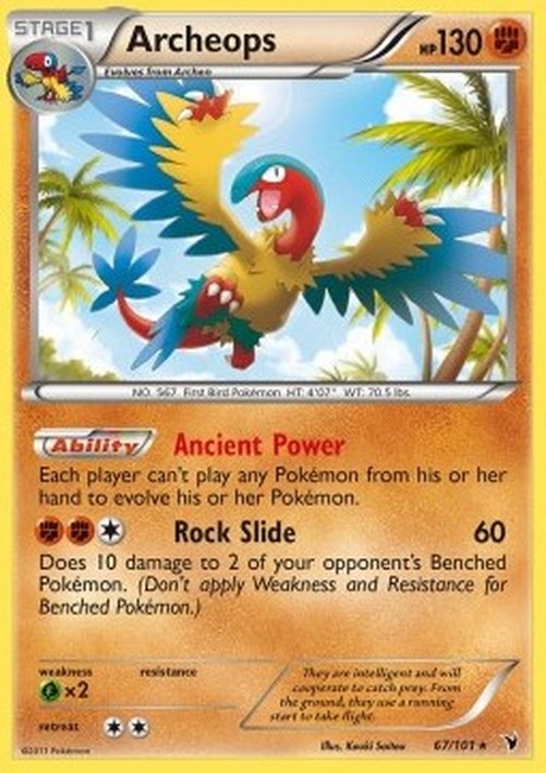 Pokemon Archeops  (NVI 67)