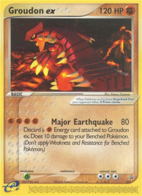 Pokemon Groudon ex  (NP 2)