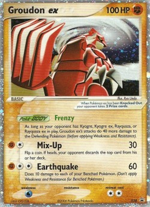 Pokemon Groudon ex (NP 38)