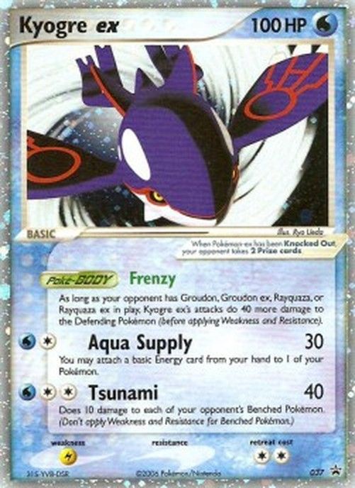 Pokemon Kyogre ex  (NP 37)