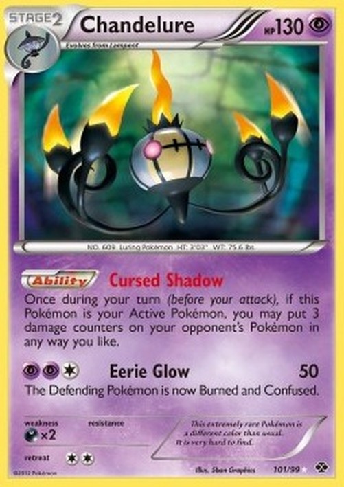 Pokemon Chandelure (NXD 101)