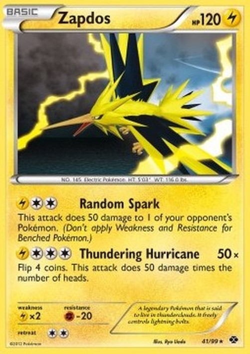 Pokemon Zapdos  (NXD 41)