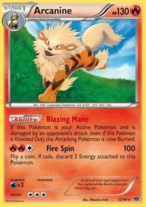 Pokemon Arcanine (NXD 12)