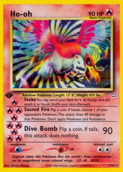 Pokemon Ho-Oh (NR 7)