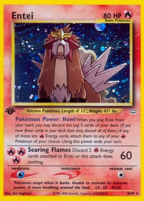 Pokemon Entei (NR 6)