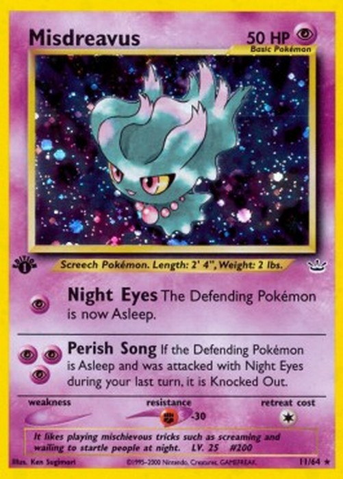 Pokemon Misdreavus  (NR 11)