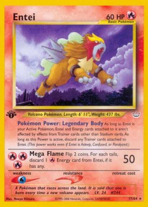 Pokemon Entei (NR 17)