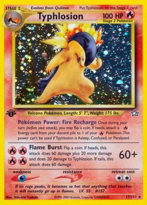 Pokemon Typhlosion  (NG 17)