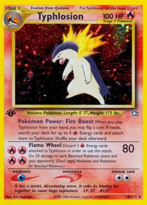 Pokemon Typhlosion  (NG 18)