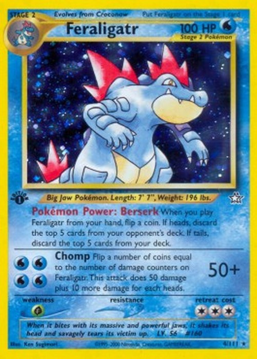 Pokemon Feraligatr (NG 4)