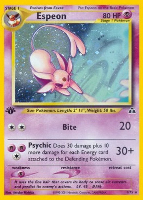 Pokemon Espeon  (NDI 1)